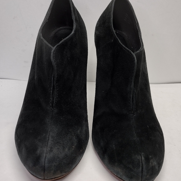 Black Suede Aldo "Tallo Shooties" l Stiletto l Size 8.5 l Genuine Leather - Picture 2 of 12